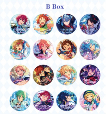 【在庫品】【偶像梦幻祭】【10周年お祝い単品販売】中国 キラキラ缶バッジ ユニット販売