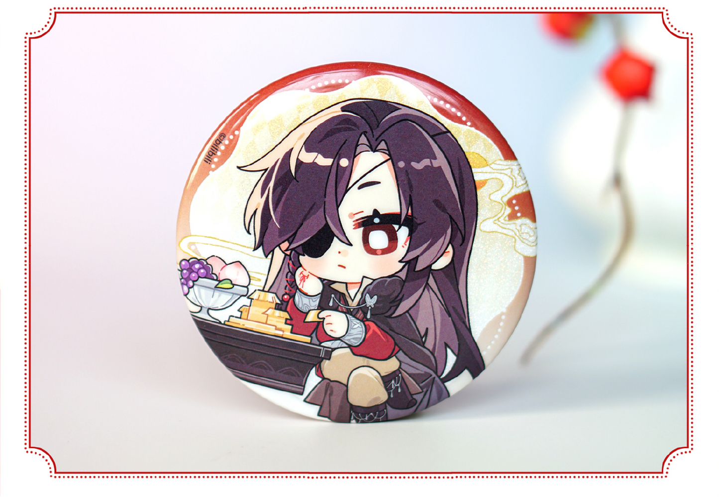 【天官賜福】中国 玲瓏骰子 缶バッジ