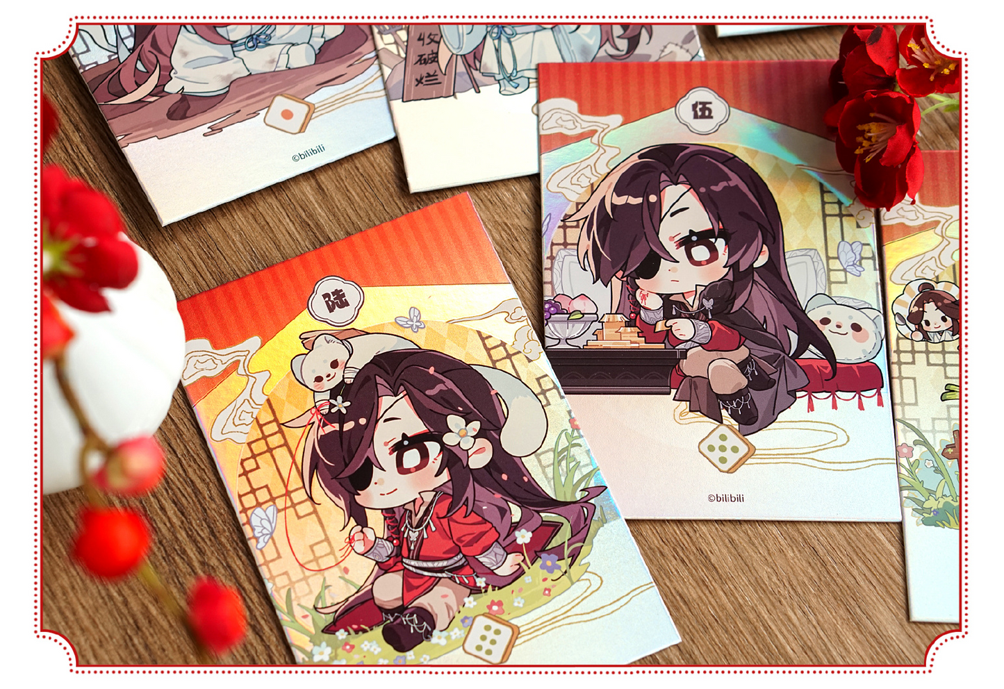【天官賜福】中国 玲瓏骰子 ポストカードセット