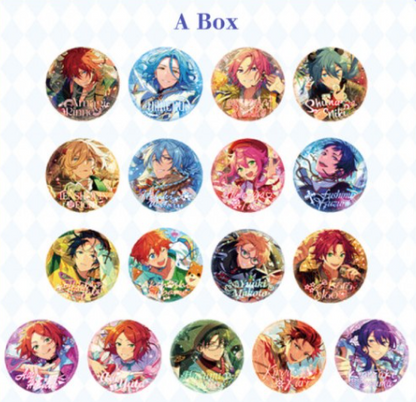 【在庫品】【偶像梦幻祭】【10周年お祝い単品販売】中国　キラキラ缶バッジ　ユニット販売