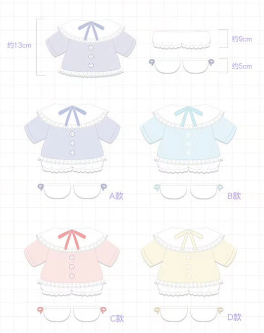 【8月予約】【偶像梦幻祭】中国　童心珍蔵　幼少期.ver　ぬい服（38.5cmぬい適用）【2026年1月中旬-2月上旬入荷予定】